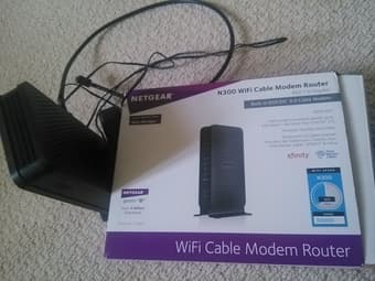 WiFi Cable Modem Router $70 1