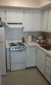 One room in a 2 bedroom apartment at Rains- June-Sept 1000$/month 1