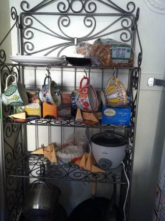 Kitchen storage rack - $25 1