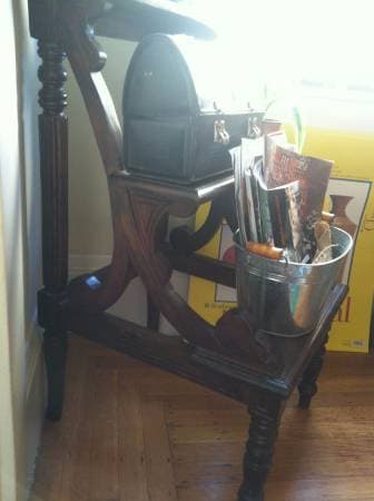 Mahogany Library Steps / Shelves - $65 1