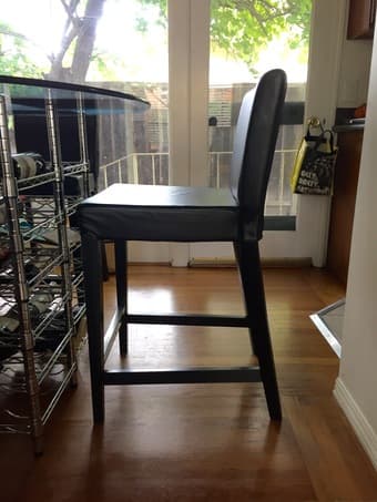 Counter height chairs (bar stools) x 4 - $200 1
