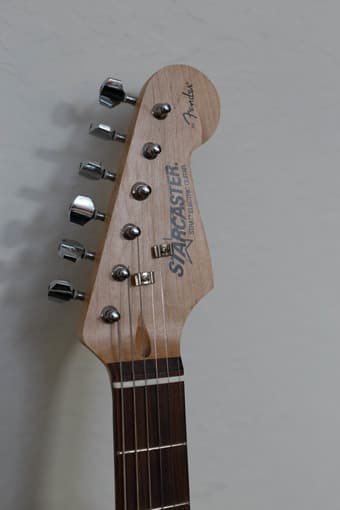 Starcaster by Fender Strat Electric Guitar  + amp, $150 3