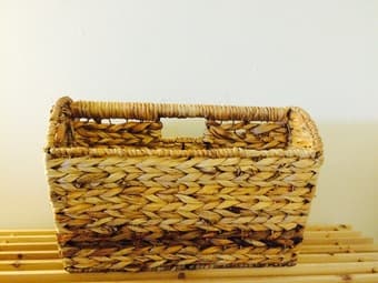 Moving sale: newspaper basket 1
