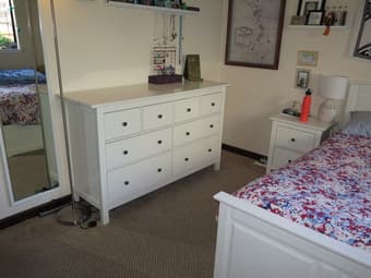 Bed, Dresser, Nightstand: excellent condition - $1200 (redwood city) 3