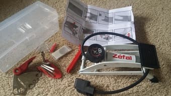 bike pump+repair tools-$8 2