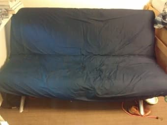 FOR RENT: $10/month large, comfy futon 1