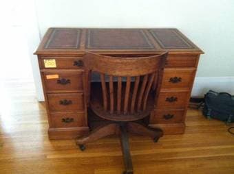 Another classic wooden rolling chair - $35 1