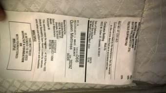 Queen mattress & box spring-200$ 3