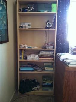 cabinet ($20), bookshelves ($20) and nightstand ($10) 3