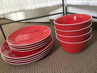 Matching set of bowls and plates - $15 1