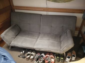 Good Condition Grey Futon for Sale! 2