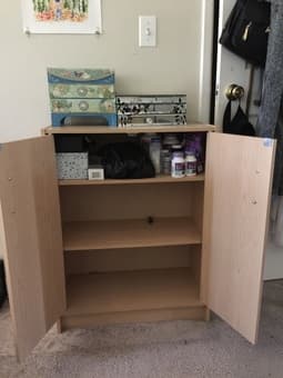 Storage cabinet $30 2