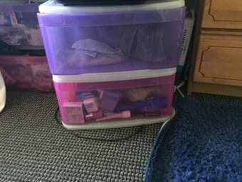 Selling Purple and Pink Storage Containers 1