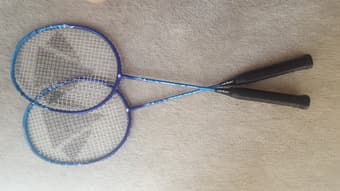 Two badminton rackets 1