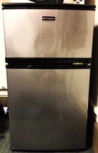 Mini fridge / freezer combo stainless steel $70 OBO 1