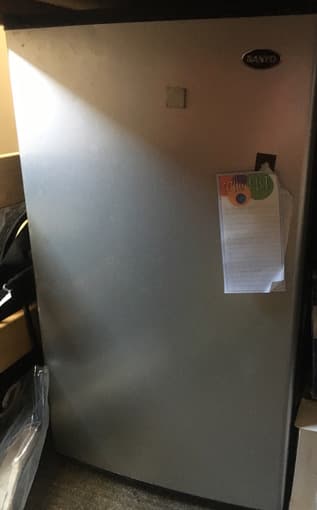 Dorm refrigerator/fridge, 3.3 cu. ft (fits under dorm bed) -- $50 OBO! 1