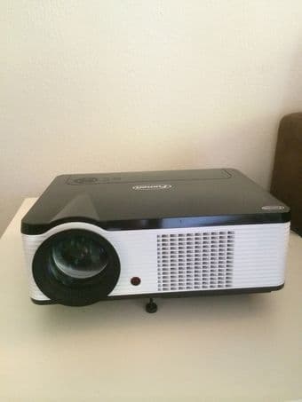 Full HD 1080p Projector $150 and Epson Duet 80-Inch Screen $100 1