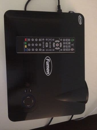 Full HD 1080p Projector $150 and Epson Duet 80-Inch Screen $100 2