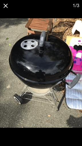 Weber 18'' Charcoal grill ($40) 2