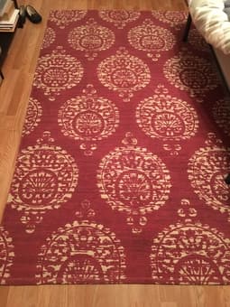 World Market Rug & Rug Liner - $115 1