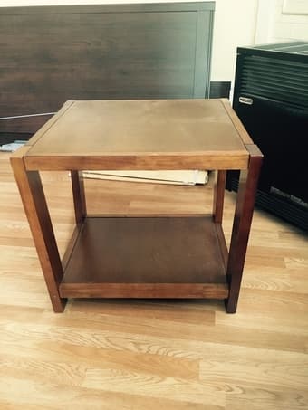 Beautiful Wooden Side Tables - $75 each 1