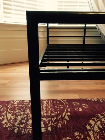 Elegant Urban Metal Full-Sized Bed Frame - $90 1