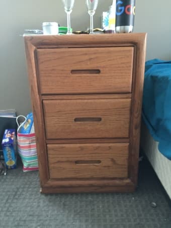 Complete Bedroom Furniture- Only $200! (Full bed, nightstand, dresser) 3