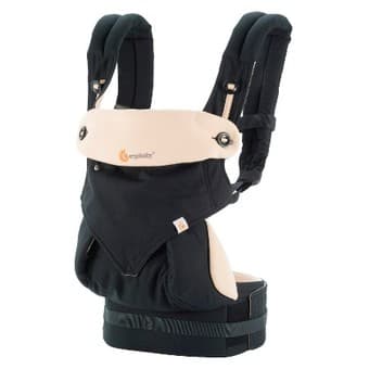 ERGObaby Four Position 360 Baby Carrier - Black / Camel $70 1