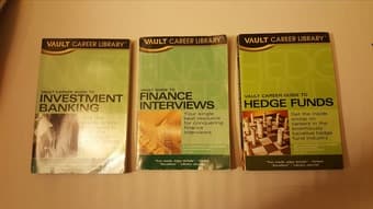 Vault Guides to Investment Banking, Finance and Hedge Funds 1