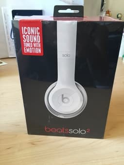 Unopened, new white Beats Solo2 Headphones $195 OBO 2