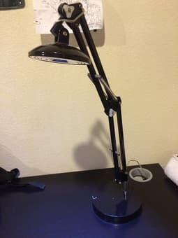 Floor lamp and desk lamp $15 2