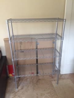 Heavy duty metal shelves - $40 OBO 1