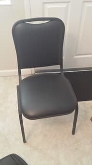 Padded stackable chairs - sale by June 14 - moving 1