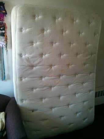 Old queen mattress (giving away for free) 1