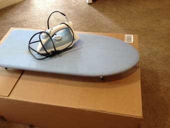 iron and ironing board LIKE NEW 1