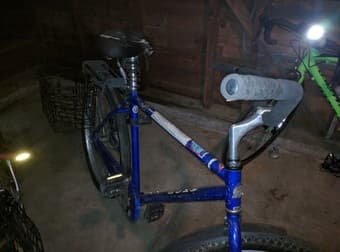 $25 Men's blue cruiser. Ideal for riders around 6 feet 3