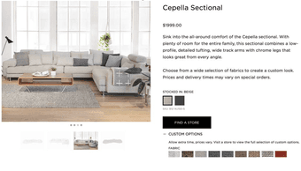 Sectional $550 3