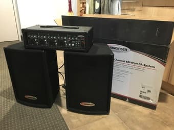 4-Channel 60-Watt PA System - $140 2
