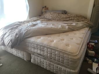 Double pillow top, Serta Mattress + Box Spring (King) $249 OBO 3