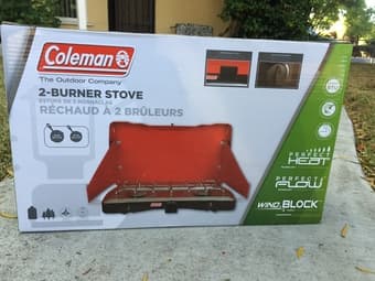 Coleman 2 burner stove, completely new $40 1