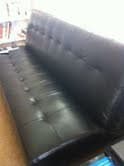 IKEA faux leather futon. $80 2