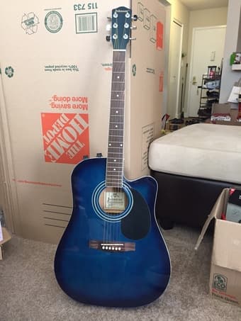 Blue Guitar - $80 1