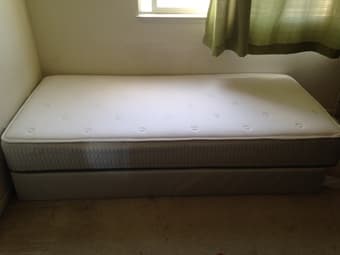 Extra-long twin bed mattress - $60, and/or twin box spring - $30 1