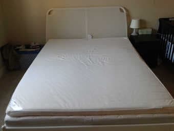 Memory foam Ikea Queen Mattress 'Pillow Top' - $70 3