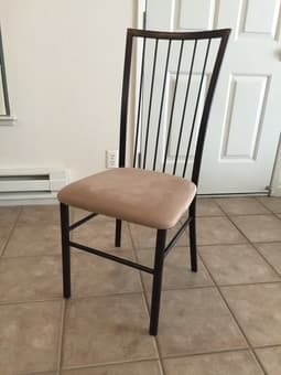 Like new glass dining table set - $250 3