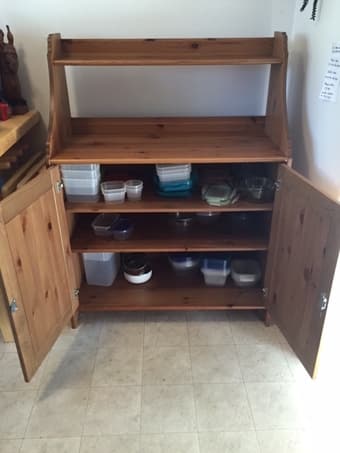 Kitchen hutch - $40 2