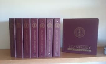 Original Stanford binders. 11 units all for $10 1