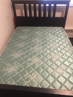 Ikea full size bed and mattress only 100$ 1