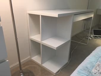 White desk_$30 2