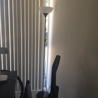 Two standing lamps - $10 1
